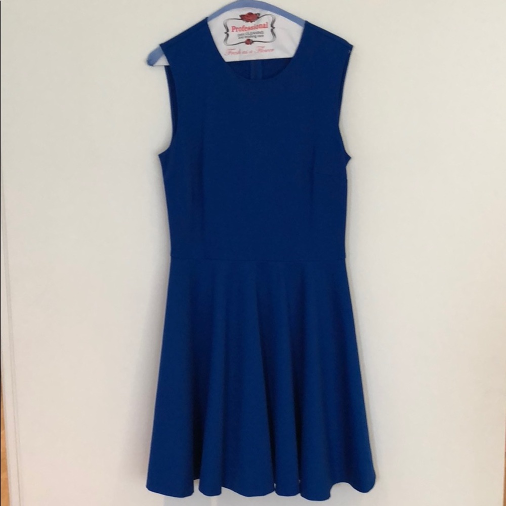 DVF Royal Blue Knit Dress